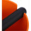 Coffee Grounds Knock Box,  Anti Slip Coffee Grind Dump Bin for Coffee Shop(Orange 14