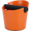 Coffee Grounds Knock Box,  Anti Slip Coffee Grind Dump Bin for Coffee Shop(Orange 1