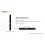 Nitecore NC-CK020 Black Camera Lens Cleaning Pen with Microfiber Brush 7