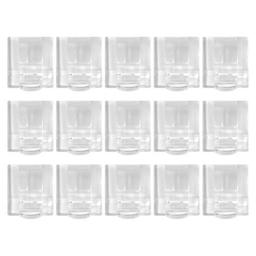 Hooks for Outdoor String Lights Clips 15 Pack Clips Clear Light Hook 2