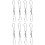 8 Pack Spinning Double Clip Swivel Hooks for Wind Spinners, Windsock 7