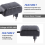Chargeur électrique de remplacement pour cordon d'alimentation 12 V - Prise UE 5