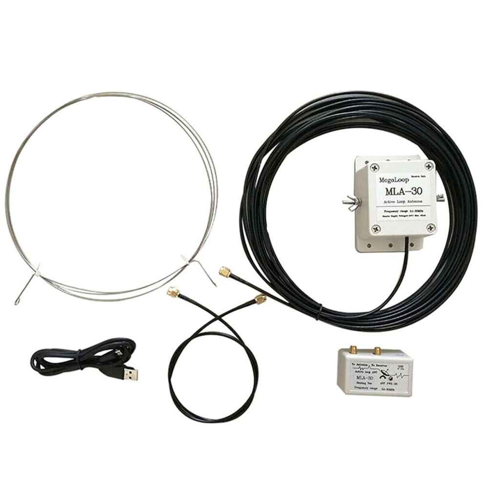 Antenna Magnetica Attiva MLA30+ MLA30 Plus A Basso Rumore 500 Khz-30 Mhz
