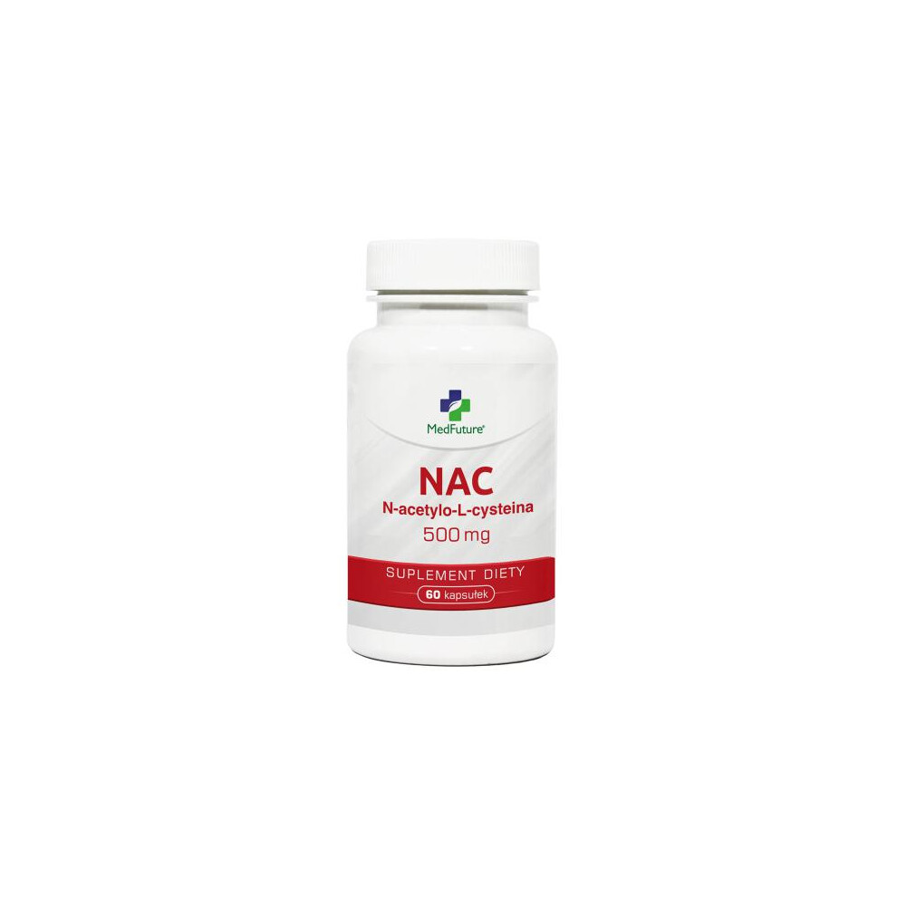 Medfuture Nac N-Acetyl-L-Cysteine 500Mg 60 Capsules