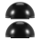 2 Pcs Laptop Notebook Black Antiskid Cool Ball Cooler Stand Pad 7