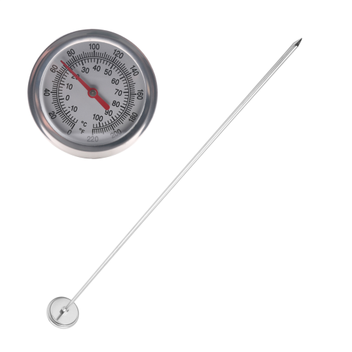 Long Stem Compost Soil Thermometer - Fast Response Stainless Steel 2