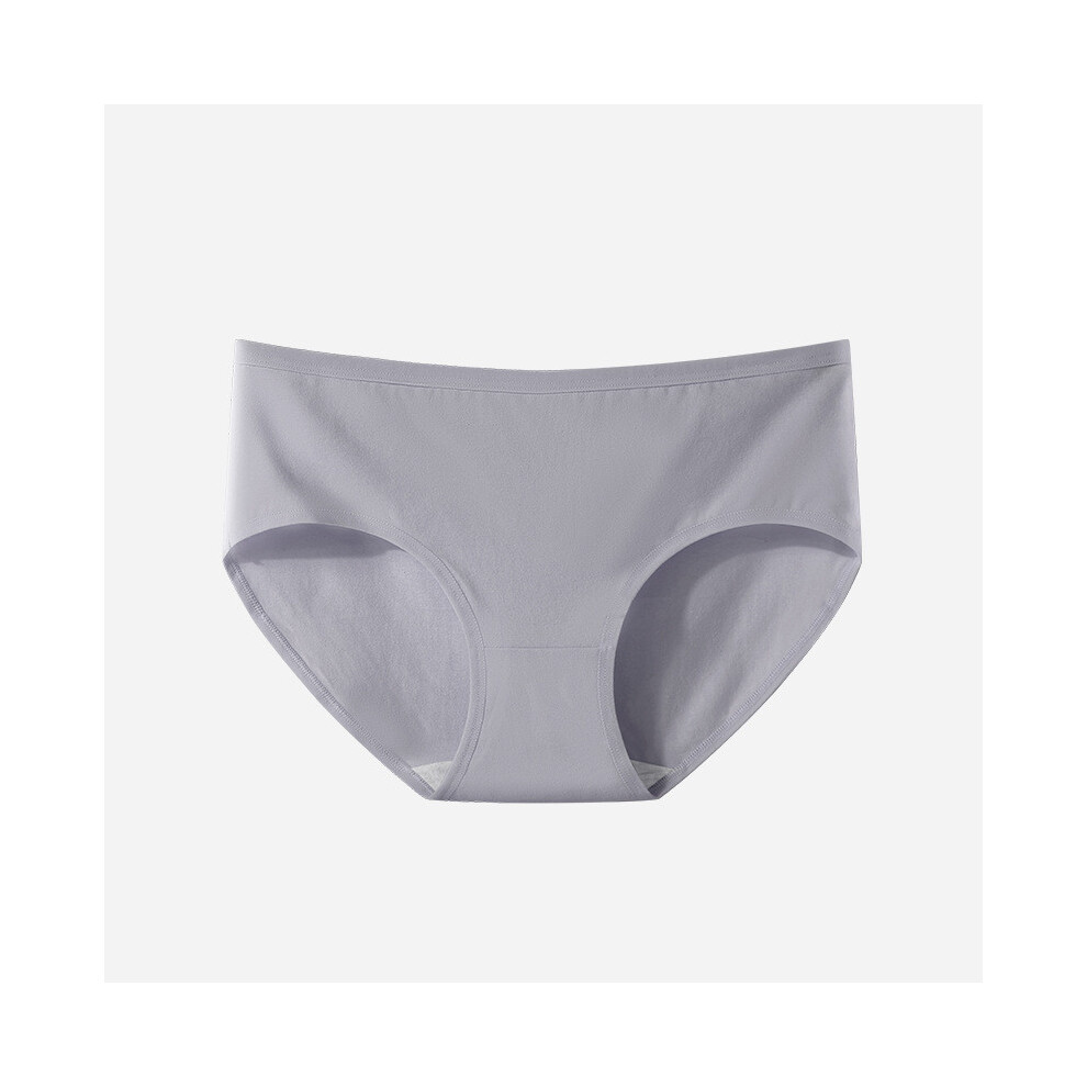 (Purple,M)Caleçon femme style minimaliste pur coton confort lingerie respirant