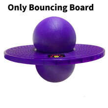 (Purple) Fitness Adult Bounce Ball Weight Loss Balance Trainer Exercise Kids Jumping Toy