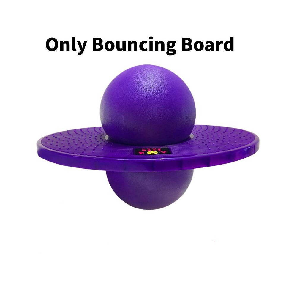 (Purple) Fitness Adult Bounce Ball Weight Loss Balance Trainer Exercise Kids Jumping Toy