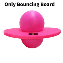 (Pink) Fitness Adult Bounce Ball Weight Loss Balance Trainer Exercise Kids Jumping Toy