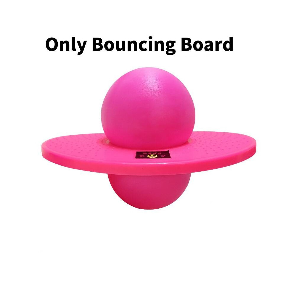 (Pink) Fitness Adult Bounce Ball Weight Loss Balance Trainer Exercise Kids Jumping Toy Pink
