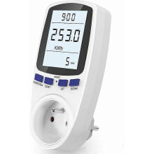 1pc AC 185V 264V Electric Meter Socket Electric Meter Power Meter Socket Power Consumption Monitor Socket with LCD Display