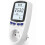 1pc AC 185V 264V Electric Meter Socket Electric Meter Power Meter Socket Power Consumption Monitor Socket with LCD Display 1