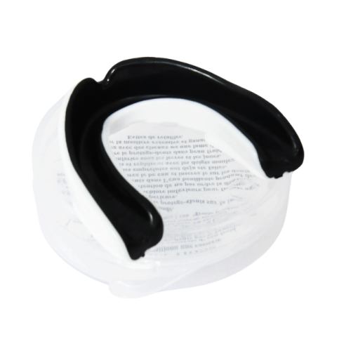 Premium Boxing Mouthguard Single Black Arch Design 1