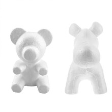 2pcs Puppy Bear Shaped Molds DIY Flower Arrangement Molds DIY Crafts Molds