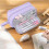 Primary and secondary school students' pencil case--382 purple-double-layer double window 8