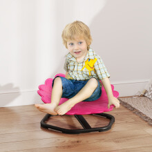 AIYAPLAY Sensory Spinning Chair, Kids Swivel Chair, Pink