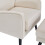 Living And Home (Beige) Upholstered Leisure Chair with Footstool 5