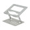 Living And Home (Silvery) Adjustable Aluminium Alloy Laptop Stand 1