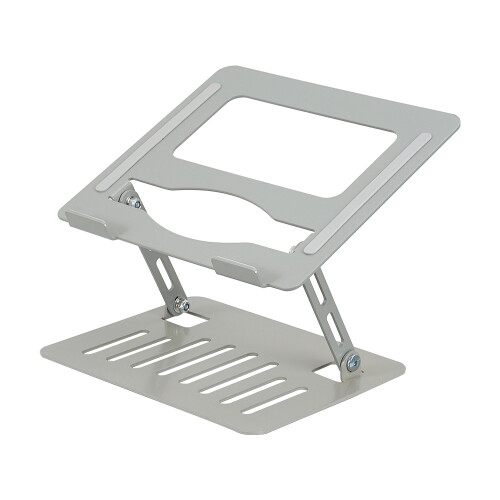 Living And Home (Silvery) Adjustable Aluminium Alloy Laptop Stand