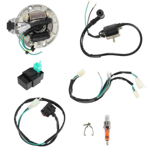 Motorcycle 4 Stroke Wire Harness Wiring CDI Coil for 50-125Cc