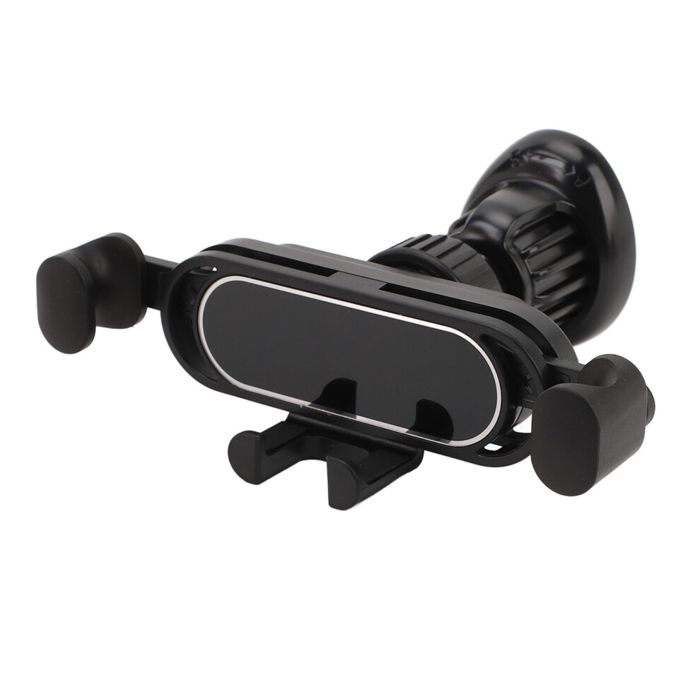Car Phone Mount Universal One Hand Operation Firmly Hold Auto Lock Air Vent Clip Gravity Cell Phone Holder Black 7651316797226