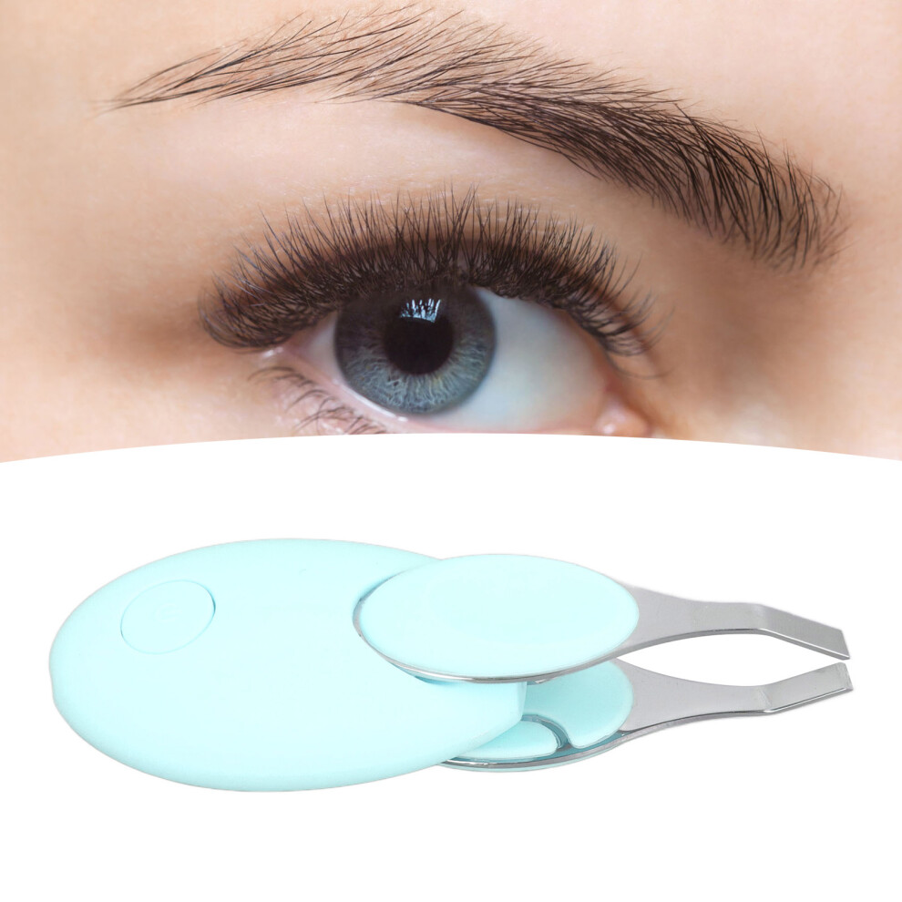 Visible Eyebrow Tweezers Electric Rechargeable Eyebrow Removal Tweezer Multipurpose Eyebrow Removal Tool Green