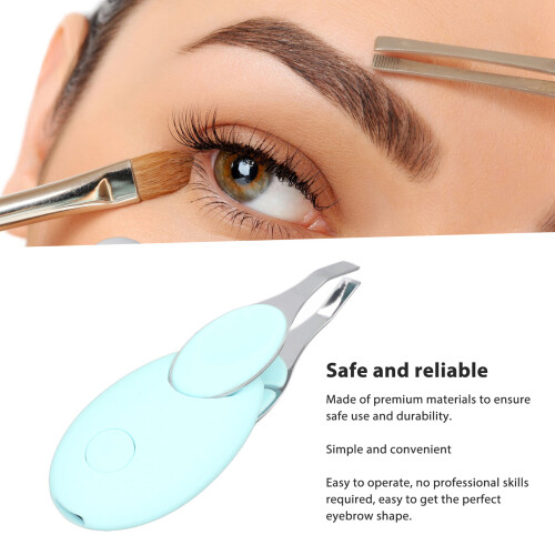 Pince à sourcils électrique visible 300mAh vert 2