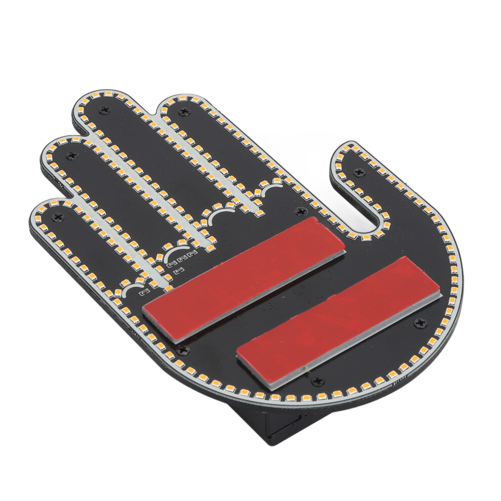 Hand Gesture For Car 3 Modes Led Windscreen Decorative S 175 Led Beads With Remote Control Female 15X10cm Light 7651316809295