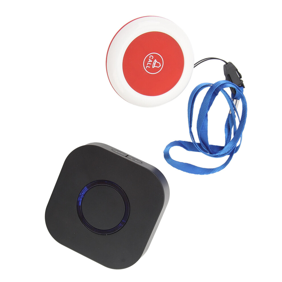 Emergency Call Bell  to  Adjustable Volume Waterproof Wireless Caregiver Pager for The Elderly Seniors