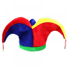 Costume de bouffon du roi - Chapeau - Costume de clown bouffon - Bouffon du roi