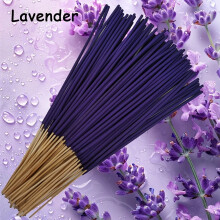 Bâtonnets parfumés à la citronnelle et à la lavande de 22 cm – Désodorisant d'extérieur pour camping, jardin et voyage (400 bâtonnets)