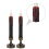 Candele decorative a LED sicure, lampade di Halloween resistenti per chiesa e casa 4