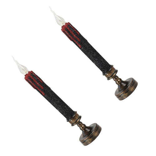 Candele decorative a LED sicure, lampade di Halloween resistenti per chiesa e casa 2