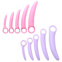 Conjunto de 10 dilatadores de músculos do assoalho pélvico de silicone, massageador de varinha pélvica para mulheres, treinador de músculos