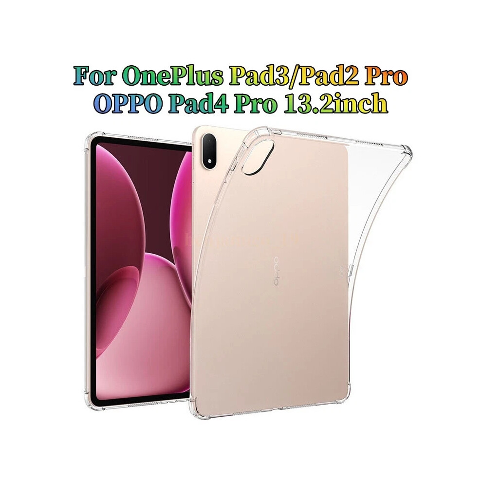 (Clear) Premium Tpu Clear Case For Oneplus Pad3 Pad2 Pro Oppo Pad4 Pro Tablet Shockproof 6963793843572