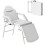 Homcom (White) HOMCOM 3 Section Adjustable Massage Table, Beauty Bed for Spa, Lash 2