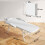 Homcom (White) HOMCOM 3 Section Adjustable Massage Table, Beauty Bed for Spa, Lash 3