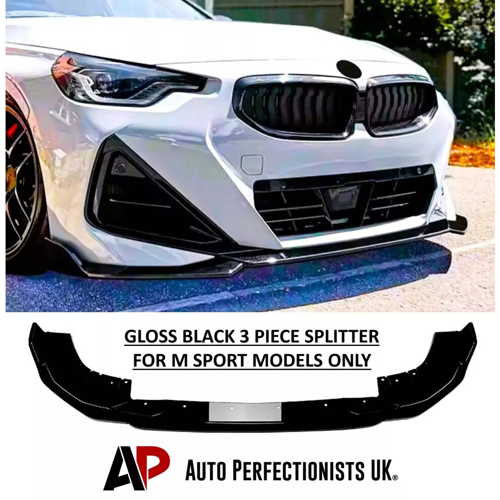 For Bmw 2 Series G42 G43 Front Splitter Spoiler Lip M Sport Performance 5061072667138