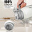 (BLU)Coperchio per cannuccia ribaltabile per bicchiere riutilizzabile da 40 once compatibile con Stanley 3