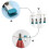 (Refrigerator Egg Storage Box)Refrigerator Eggs Storage Box Plastic Food Storage Container Pull-out 2
