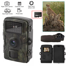 Trail Wildlife Camera with 32GB SD Card 1080P HD Hunting Cam PIR Night Vision UK