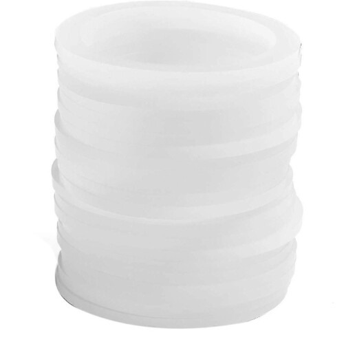 (B) Wiederverwendbare Silikon-Eiswürfelschale mit Deckel für 3 Hohlzylinder-Eisformengläser 1