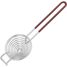 Aziatische soeplepel, 16 cm Japanse Pho-lepel met lange steel voor Miso (blauw en wit porselein, 4 stuks)