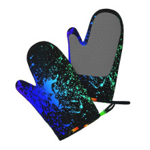 Süße Ofenhandschuhe mit Hühnermotiv, Silikonhandschuhe, 1 Paar, rutschfest, hitzebeständig, Küchenhandschuhe