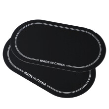 Schwarze PET 2er-Pack Schlagfellabdeckungen zum Üben & Doppelpedal-Sessions