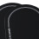 2PCS Drum Head Patch PET Wear Resistant Drumhead Patch Protector for Practice Performance Double Pedal Black 10