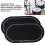 2PCS Drum Head Patch PET Wear Resistant Drumhead Patch Protector for Practice Performance Double Pedal Black 5