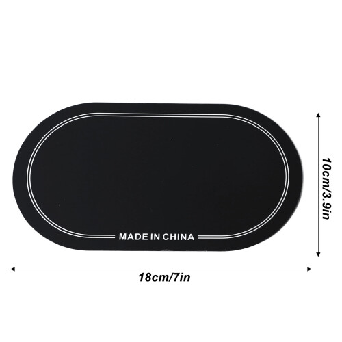 2PCS Drum Head Patch PET Wear Resistant Drumhead Patch Protector for Practice Performance Double Pedal Black 1
