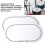 2PCS Drum Head Patch PET Wear Resistant Drumhead Patch Protector for Practice Performance Double Pedal White 4